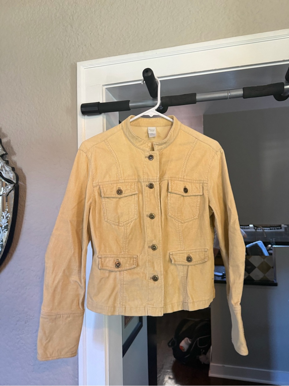 Garnet Hill Yellow Corduroy Jacket